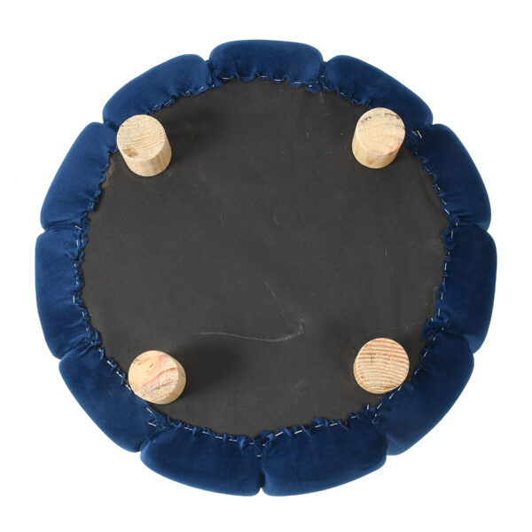 PLUSH FLORAL POUF - Image 2