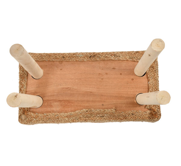NATURAL JUTE STOOL - Image 5