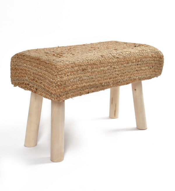 NATURAL JUTE STOOL - Image 2