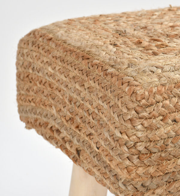 NATURAL JUTE STOOL - Image 4