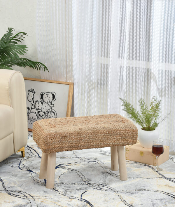 NATURAL JUTE STOOL - Image 3