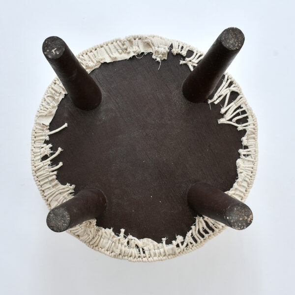 CRAFTED - HAND WOVEN MACRAME STOOL - Image 5