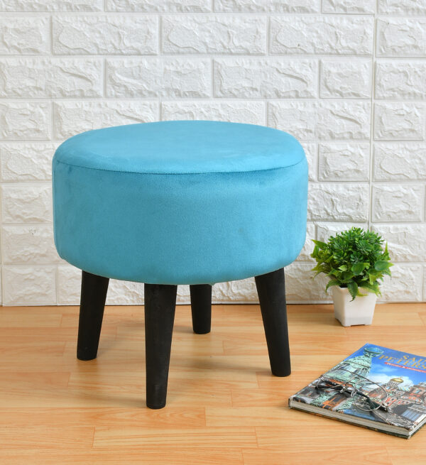 COMBO- PLUSH PLEATED CHAIR + STOOL - Image 7
